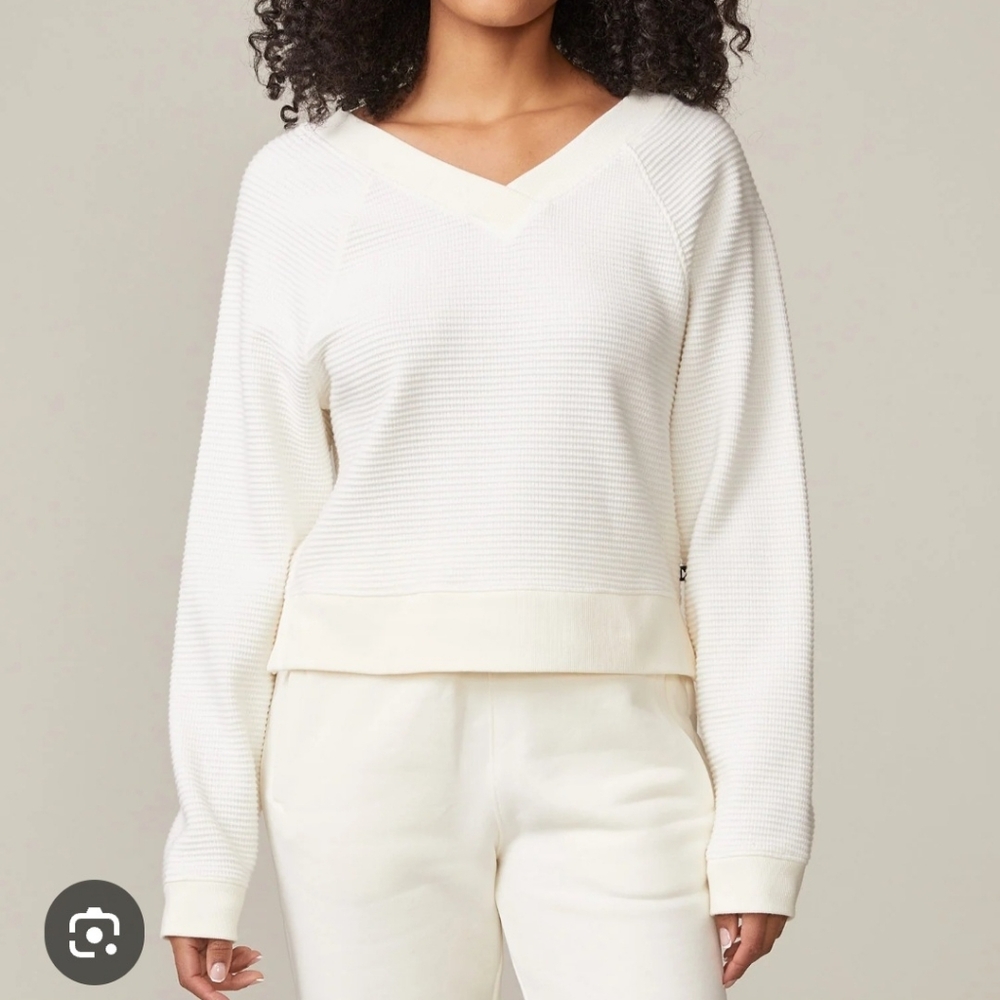 Thrive Societe Waffle Knit Top